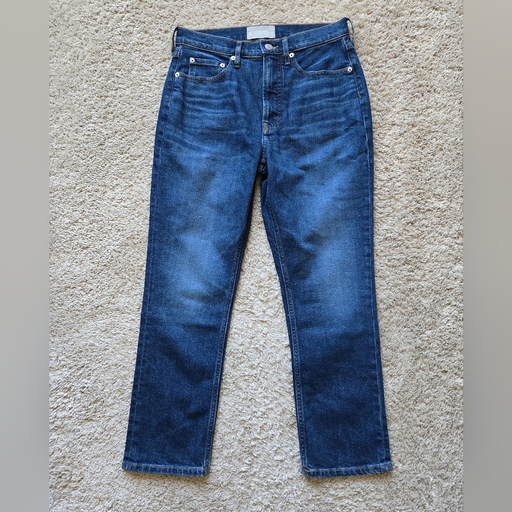 Everlane Women's Straight Leg Jeans - Dark Blue